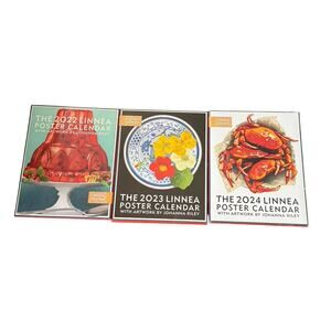 Linnea Poster Calendar Lot 2022 2023 2024 Johanna Riley Art Some Sealed 11 X 14